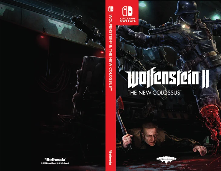 Четыре альтернативные обложки Wolfenstein II: The New Colossus для Switch - фото 4