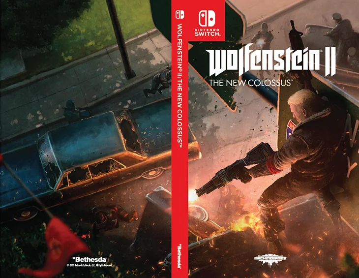 Четыре альтернативные обложки Wolfenstein II: The New Colossus для Switch - фото 2