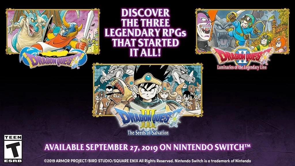 Классическая трилогия Dragon Quest выйдет 27 сентября на Nintendo Switch - фото 1