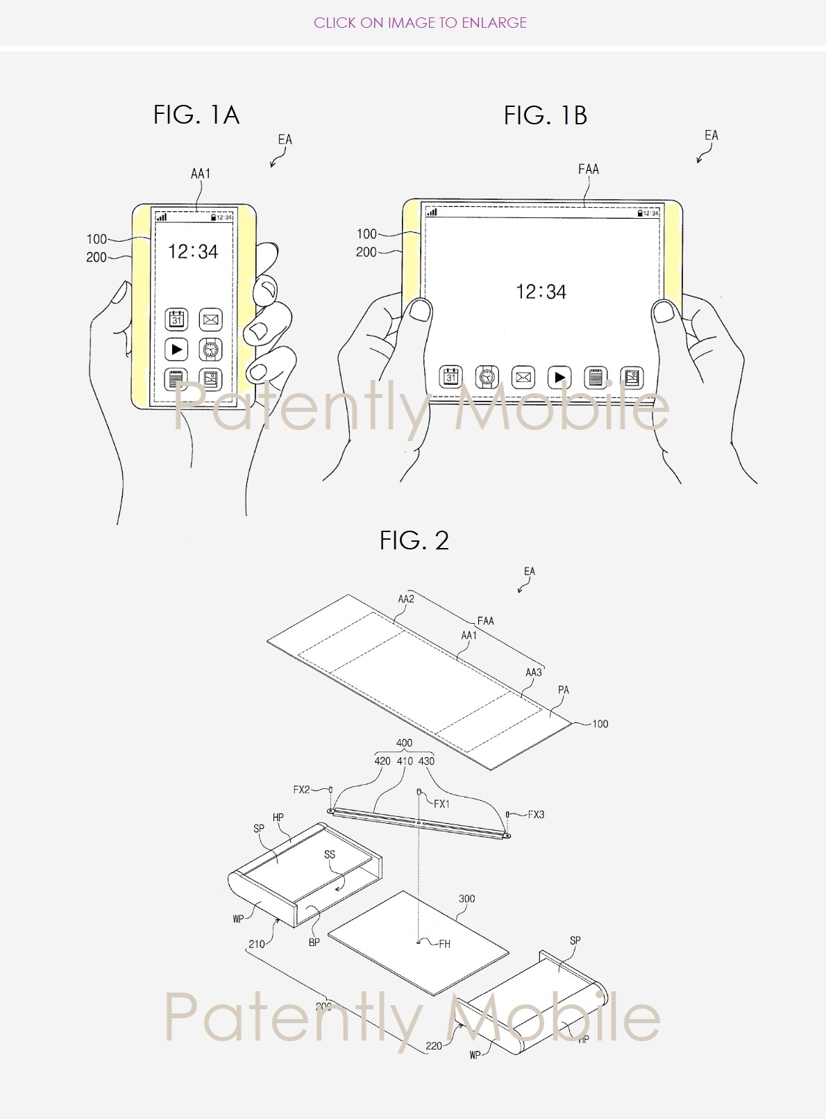 Samsung запатентовала смартфон с растягивающимся дисплеем - фото 3