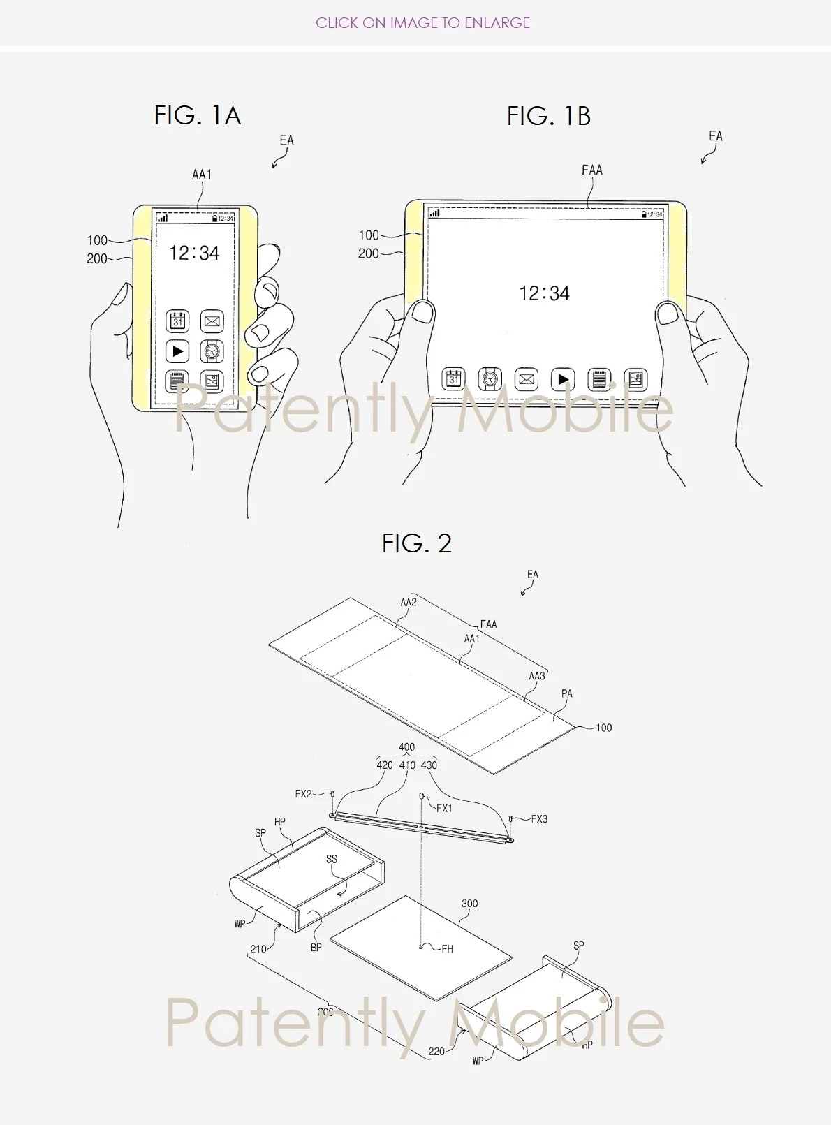 Samsung запатентовала смартфон с растягивающимся дисплеем - фото 3