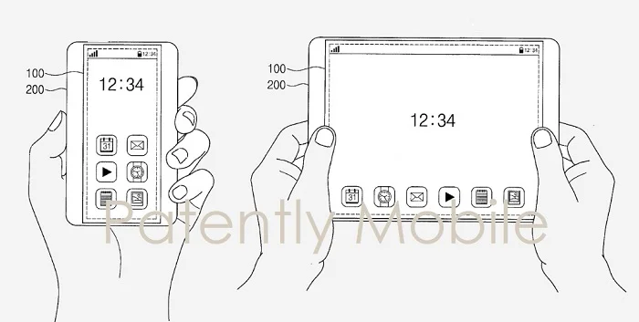 Samsung запатентовала смартфон с растягивающимся дисплеем - фото 1