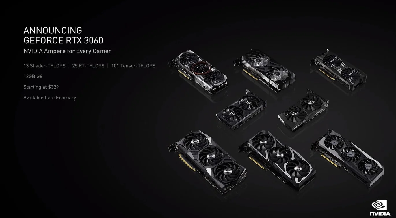 Официально: NVIDIA выпустит RTX 3060 с 12 ГБ памяти всего за 32 999 рублей - фото 2