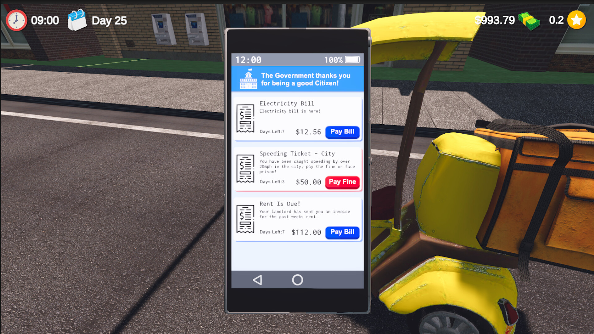 Food Delivery Simulator - кадр 1